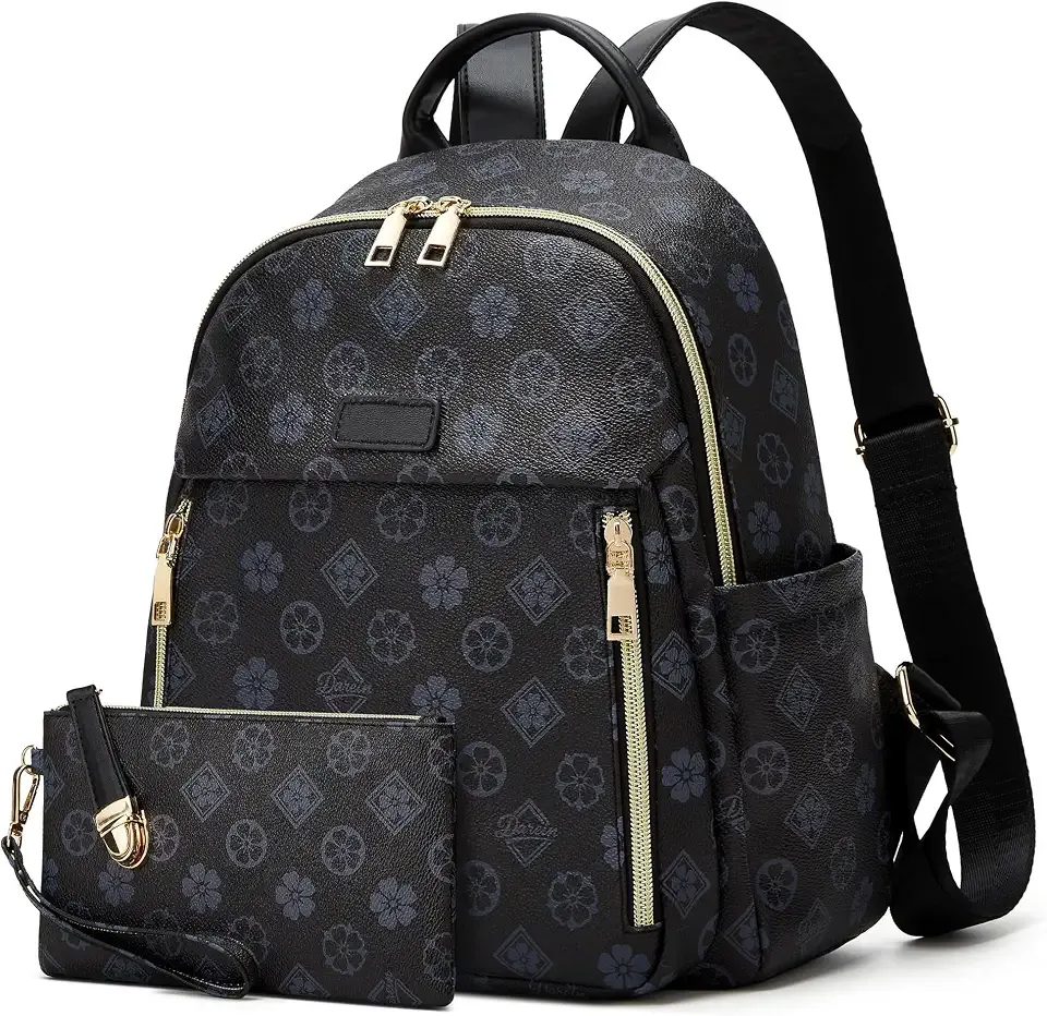 Mini Backpack for Women, Small Casual Backpacks Daily Travel Bag 2pcs