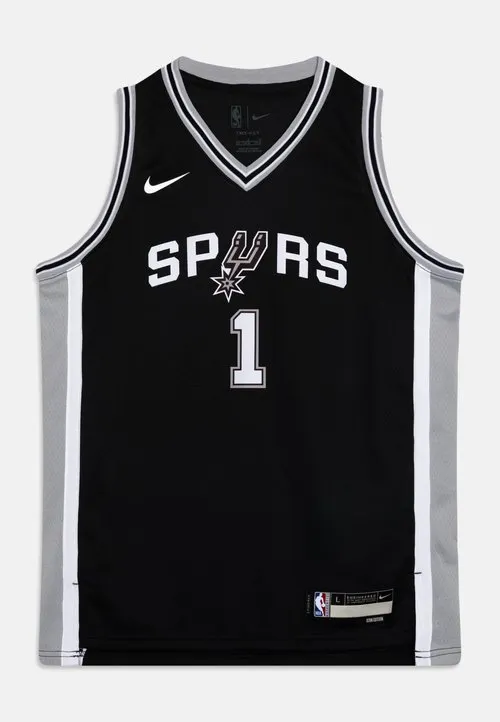 NBA SAN ANTONIO SPURS WEMBANYAMA BOYS ICON SWINGMAN PLAYER UNISEX - Klubbklær - black