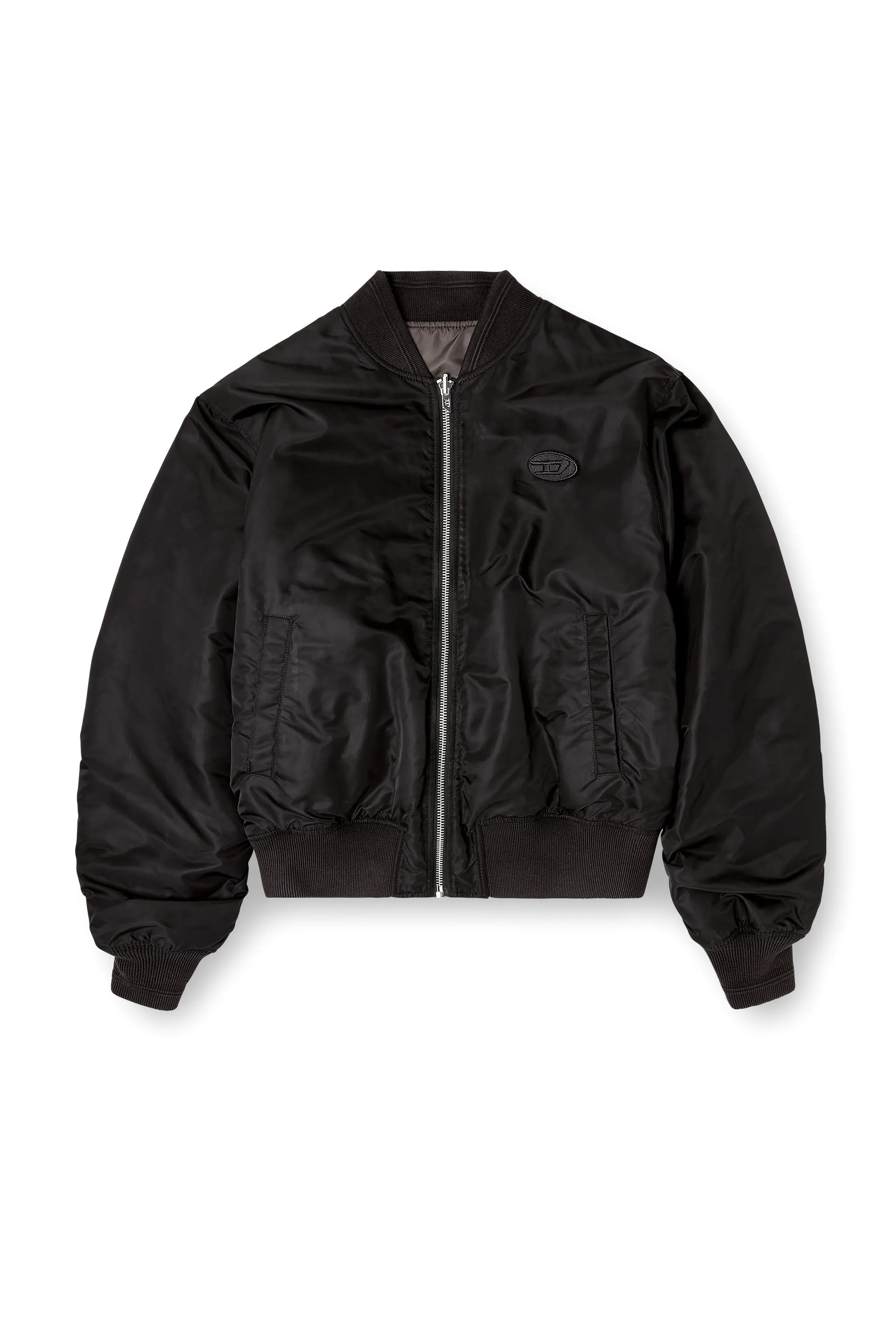 Padded bomber jacket with Oval D embroidery