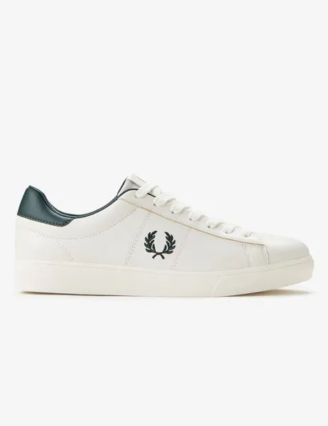 Spencer Leather Sneakers Porcelain
