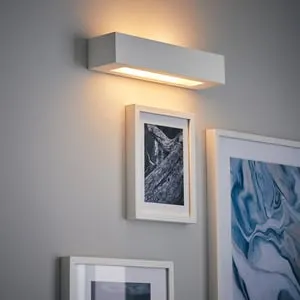 Applique moderno in gesso Malo L36 2xE14 bianco 2X E14 INSPIRE