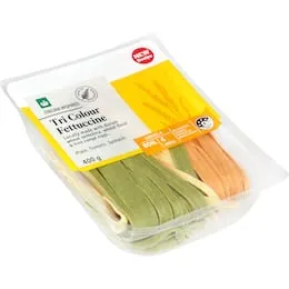Woolworths Fresh Pasta Chilled Fettuccine Tri Colour 400g