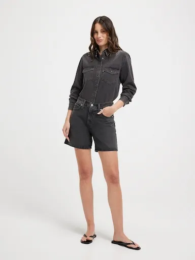 Levi's 94 Baggy Short In Wandering Spirit Clean