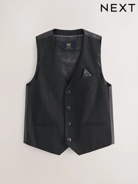 Black Waistcoat (12mths-16yrs)