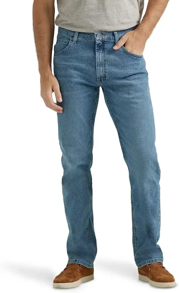 Authentics Men's Classic 5-Pocket Regular Fit Flex Jean
