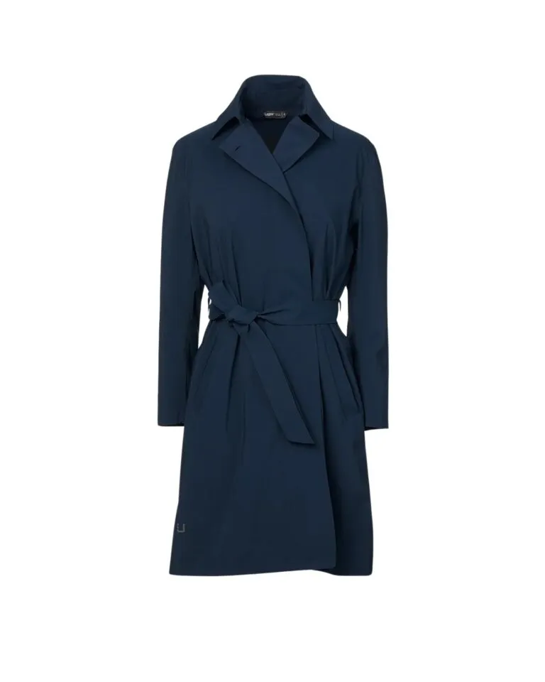 Skylar Trench Coat - Navy