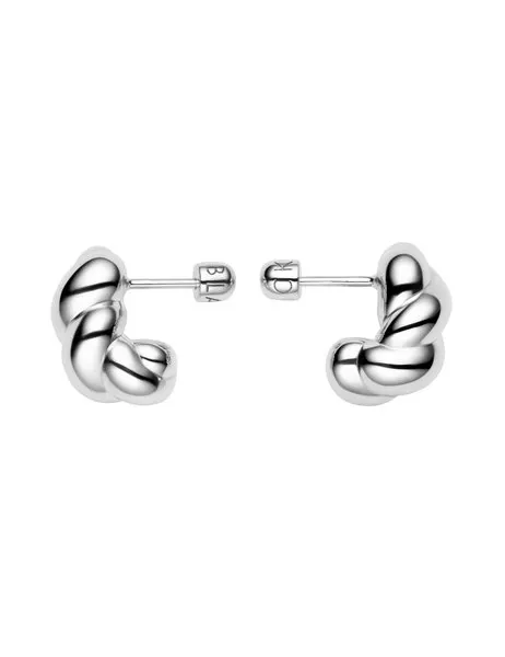Robe Earring Small Pair Silver