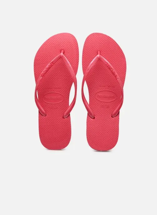 Slippers Slim Metallic F dames roze