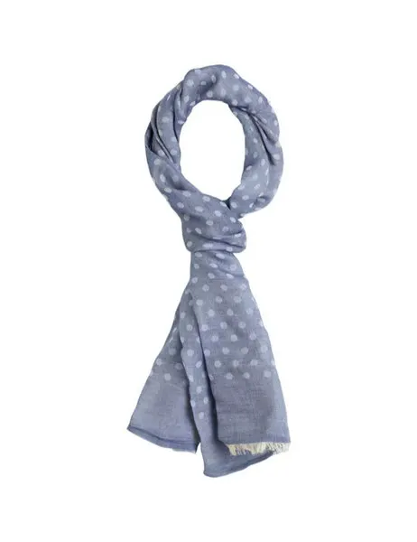 Scarves MW S367 25x180cm Tubular Dark Navy Blue