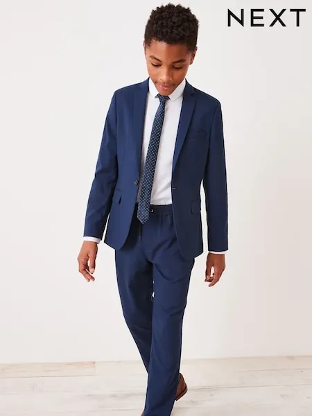 Dark Blue Skinny Fit Suit Jacket (12mths-16yrs)