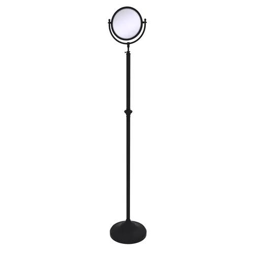 Allied Brass 8" Adjustable Floor Standing Magnifying Makeup Mirror