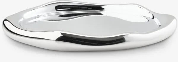Sieradenschaal DUVED B12xL15xH2cm chroom