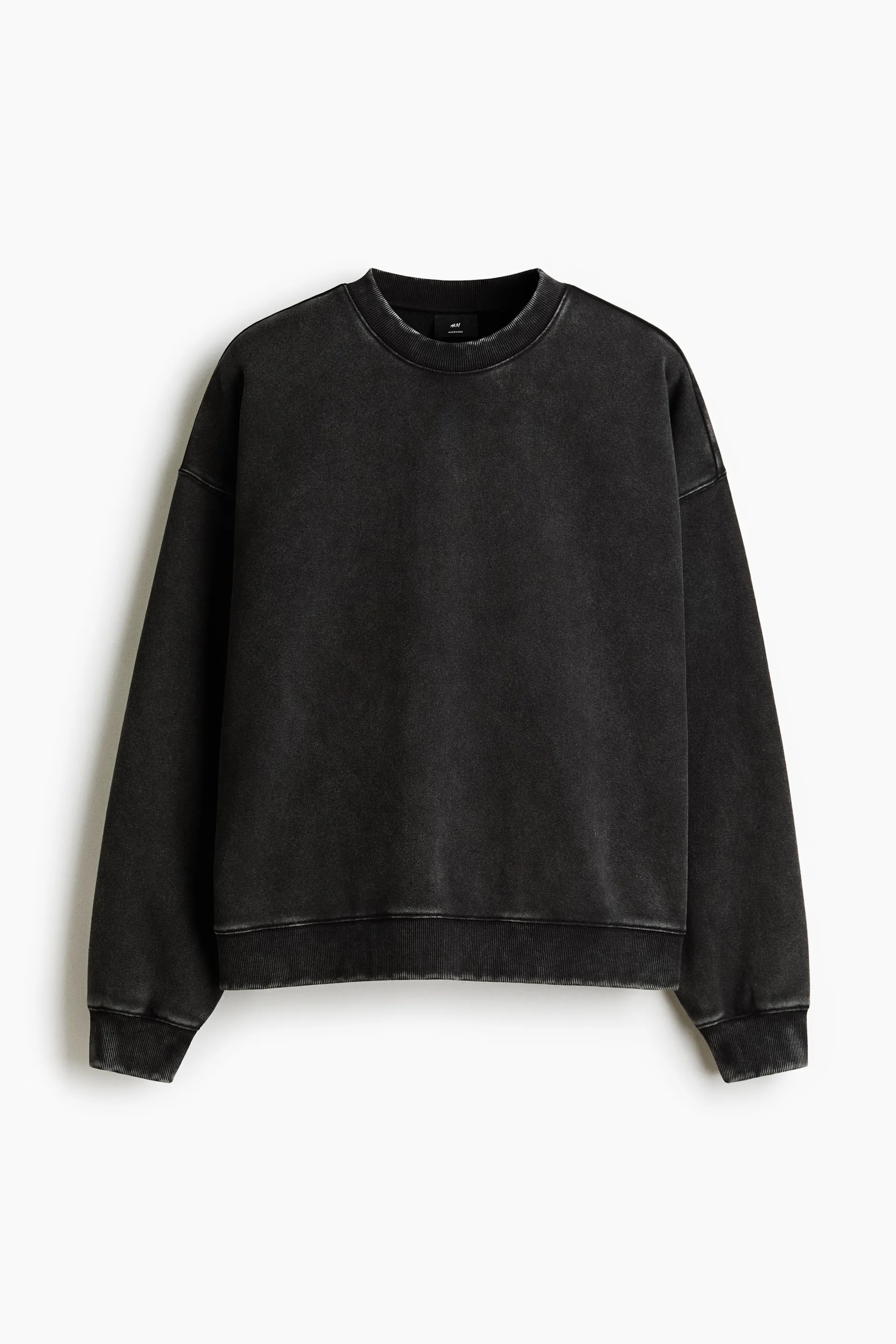 Sudadera Oversized Fit con apariencia deslavada