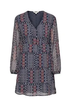 Vestido corto con lurex