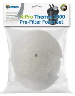 Superfish X Pro Thermo 2000 Pre Filter Schuim Set - Aquariumfilter - 3 stuks