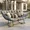 Double Papasan Rocking Chair – 57”W x 44”D x 32”H Oversized 2-Person Lounge Chair with 6” Thick Cushions, Steel Frame and Wooden Legs, Indoor & Outdoor Rocker for Patio, Porch, Living Room
