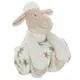 Peluche mouton et plaid polyester motif étoiles be...