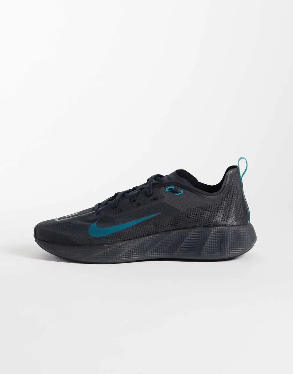 Nike Ava X trainers in black and blue