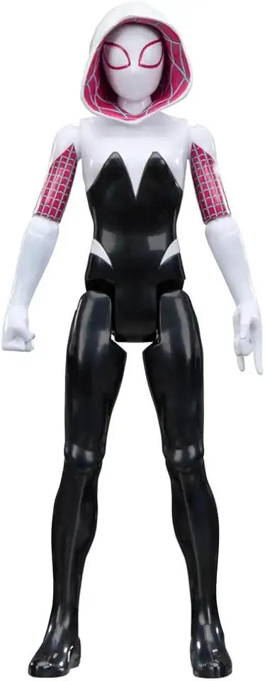 SPIDER-MAN Marvel Titan Series Ghost-Spider Action Figure, 12-Inch-Scale (30 cm) Super Hero Toys for Kids Ages 4+