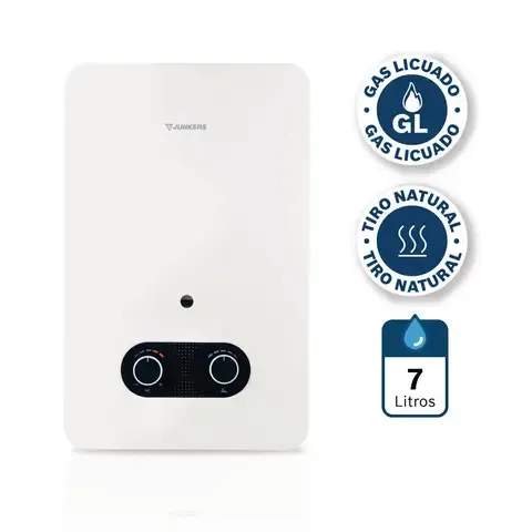 Calefont Gas Licuado 7 Litros Tiro Natural Ionizado