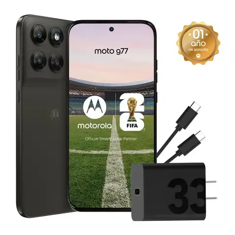 Celular Moto G77 5G 8GB/256GB Negro