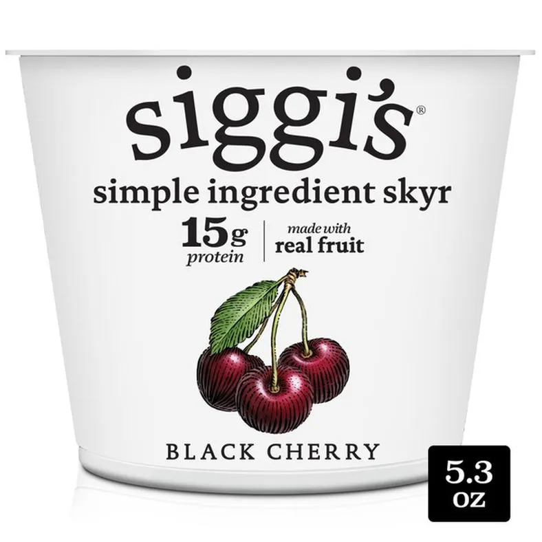 Siggi's Black Cherry Icelandic-Style Lowfat Yogurt