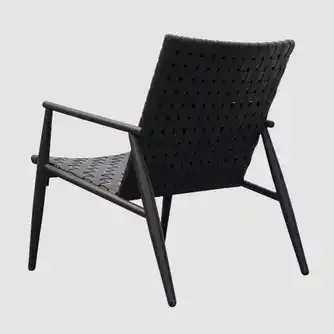Outdoor Creations Antoni Outdoor Chair With Strap Black