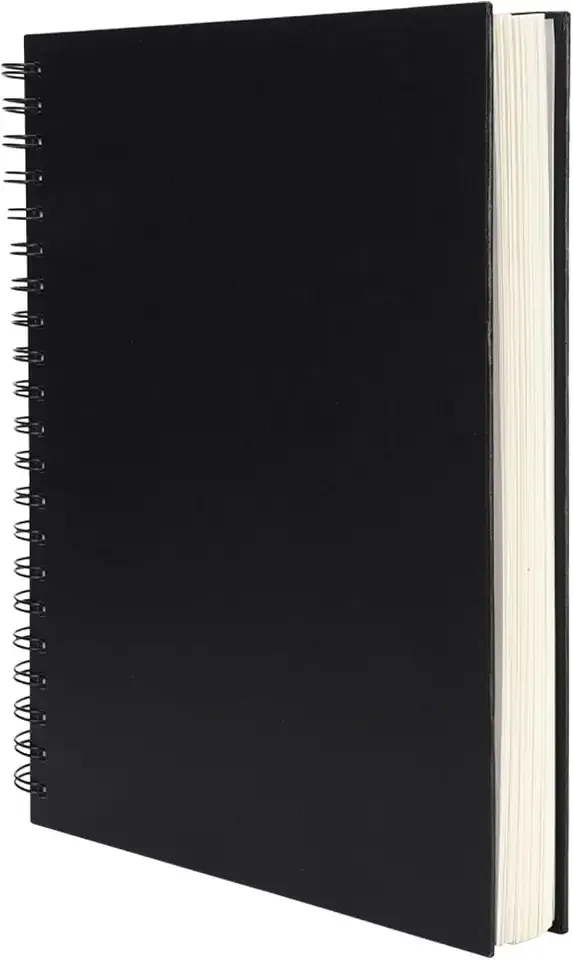 Hardbound Sketch Book, Spiral Bound, 8.5x11 inches