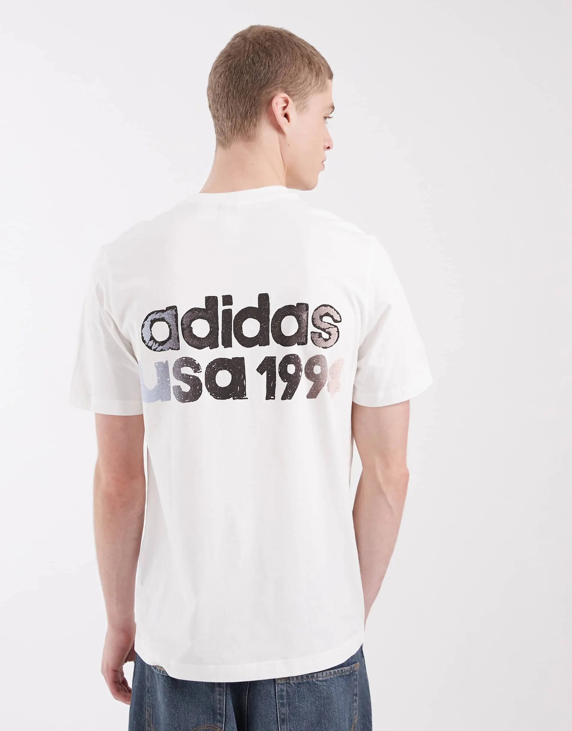 adidas Originals World Cup 94 crest graphic t-shirt in white