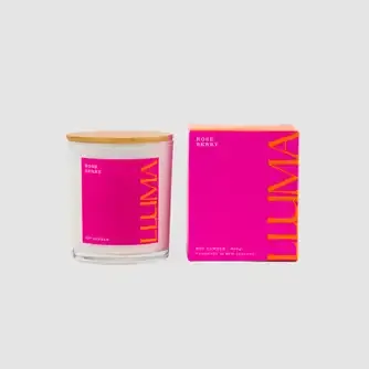 Lluma Soy Candle 300gm Rose Berry