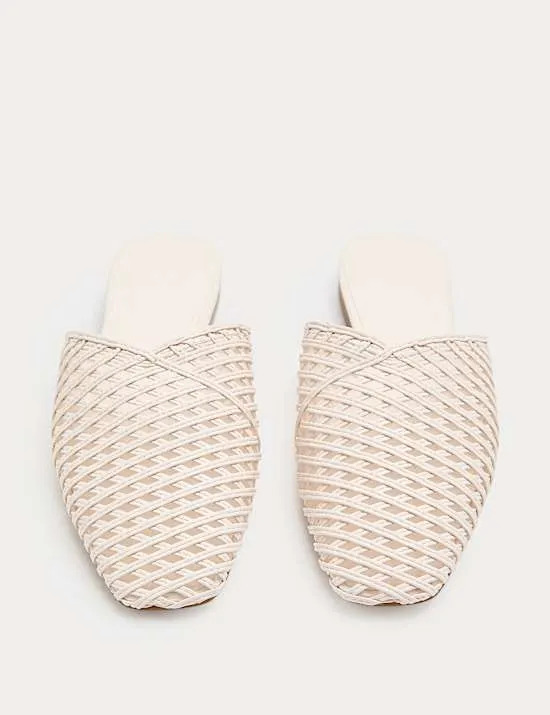Slip On Flat Mules