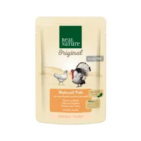 Real Nature Cat Senior piletina i perad u umaku 85 g