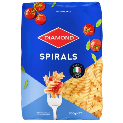 Diamond Spirals Pasta