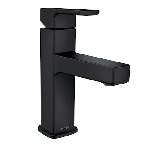 Zoni Single Hole Single-Handle Bathroom Sink Faucet/Tap in Matte Black