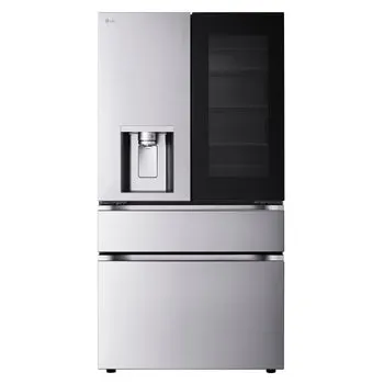 LG 29 cu. ft. Smart InstaView Standard-Depth MAX 4-Door French Door Refrigerator with Full-Convert Drawer