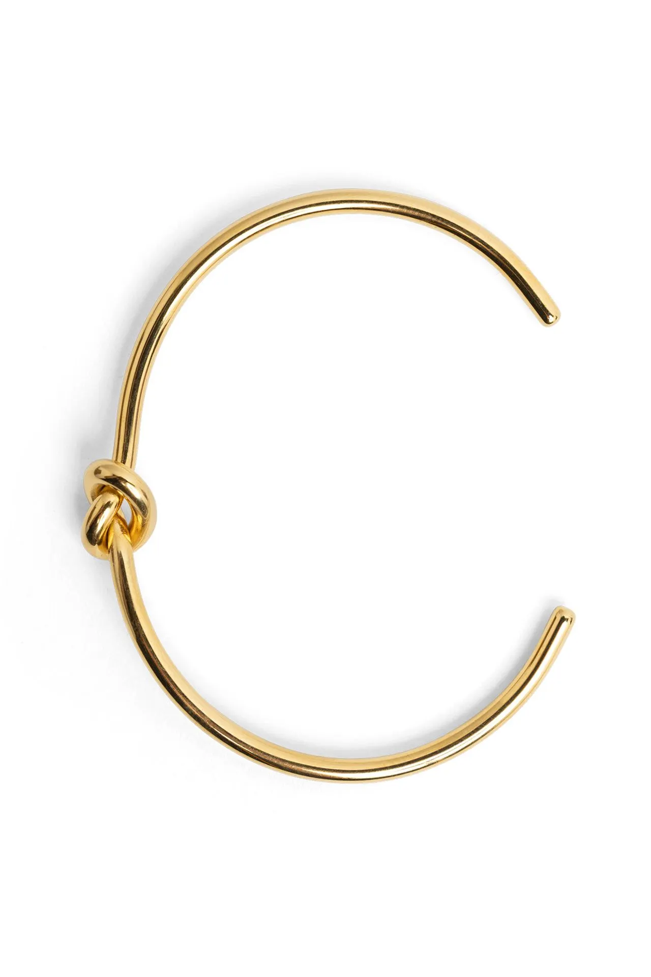 Goudkleurige bangle armband met knoop