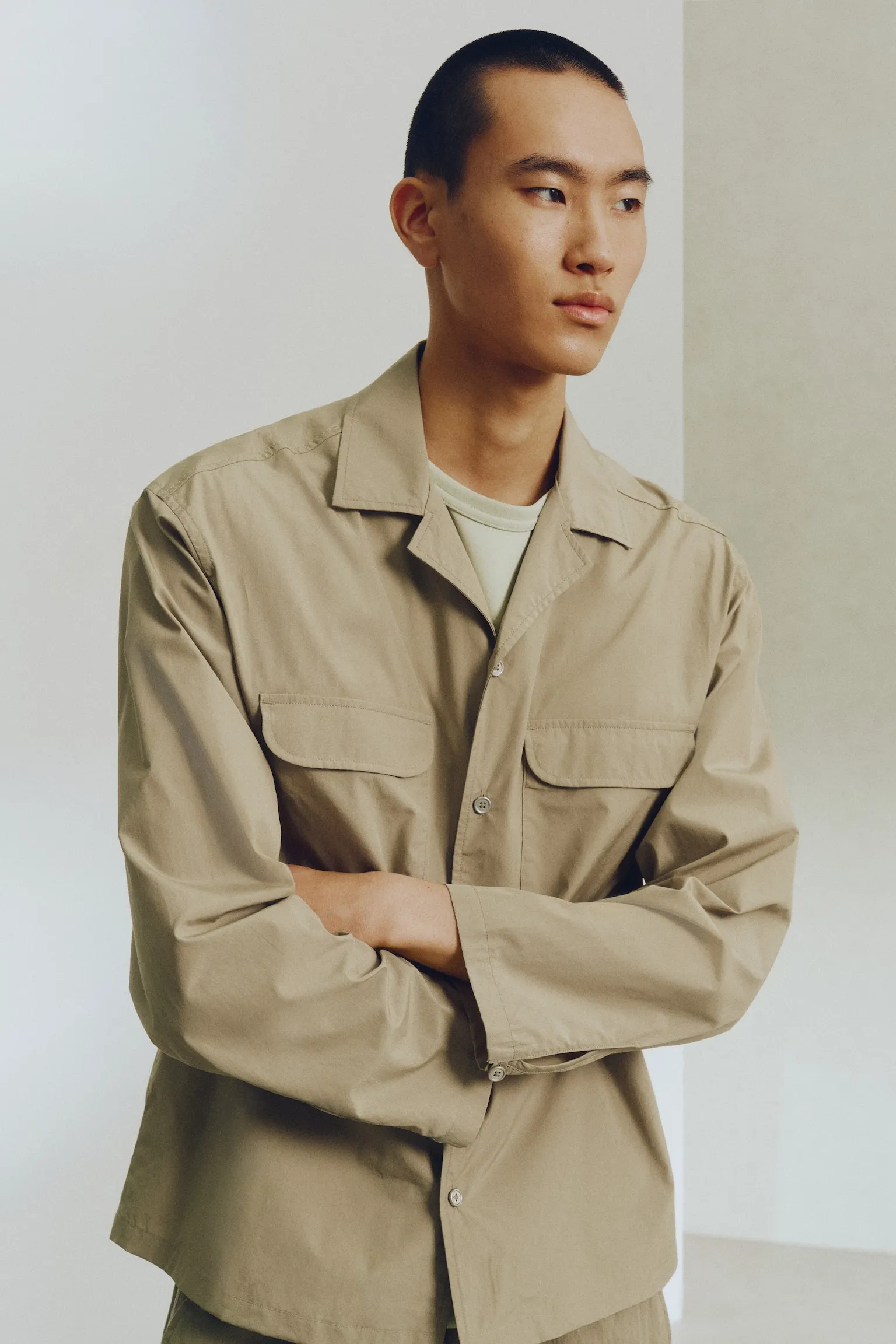 Camisa resort Loose Fit en algodón