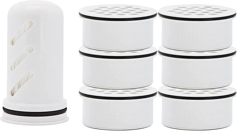 LifeStraw Home Water Pitcher Replacement Pack, 1-Year Supply, for Protection Against Bacteria, Parasites, microplastics, PFAS and 30+ contaminants