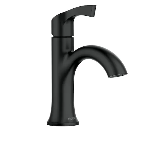 Korek Single Hole Single-Handle Bathroom Sink Faucet/Tap in Matte Black