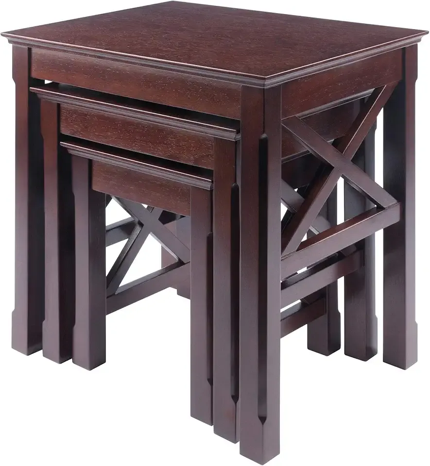 Winsome Xola Nesting Tables, Cappuccino