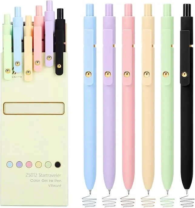 Ddaowanx Colored Gel Pens Set,0.5mm Retractable Quick Dry Colorful Ink Pens | Fine Point Smooth Writing Pens for Nurses and Teache…