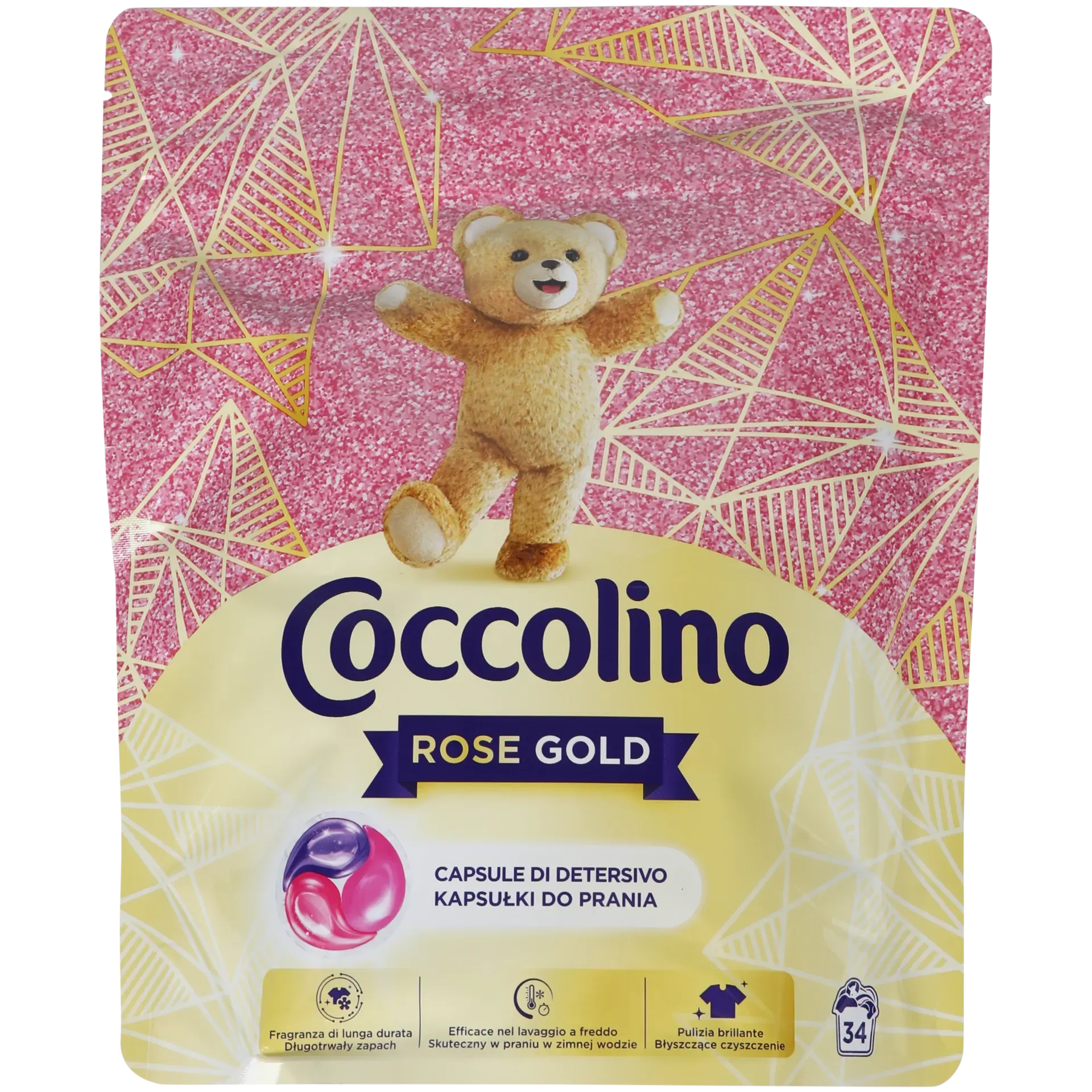 Capsule detergenti Coccolino Rosa Oro