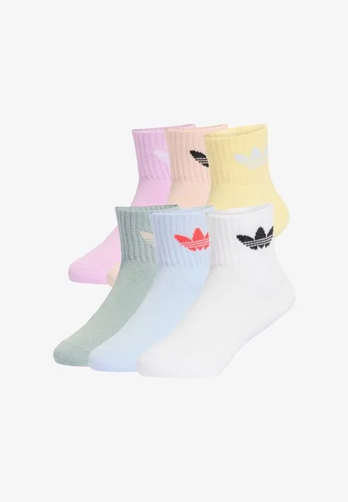 6 PACK - Sokker - blush pink/almost yellow/bliss lilac/crystal sky