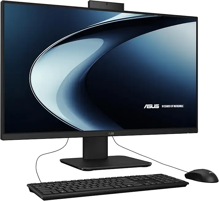 ASUS V470 All-in-One, 27” FHD Anti-Glare Touch Display, 16GB DDR5 RAM, 1TB SSD, Intel® Core™ i5-13420H Processor, Windows 11 Home, Wired Keyboard and Mouse Included, V470VA-MS504T, Black