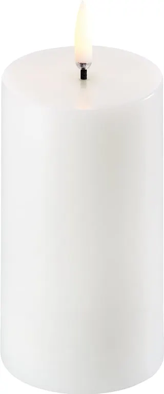 Uyuni lighting LED kubbelys Ø6 H10 cm Hvit