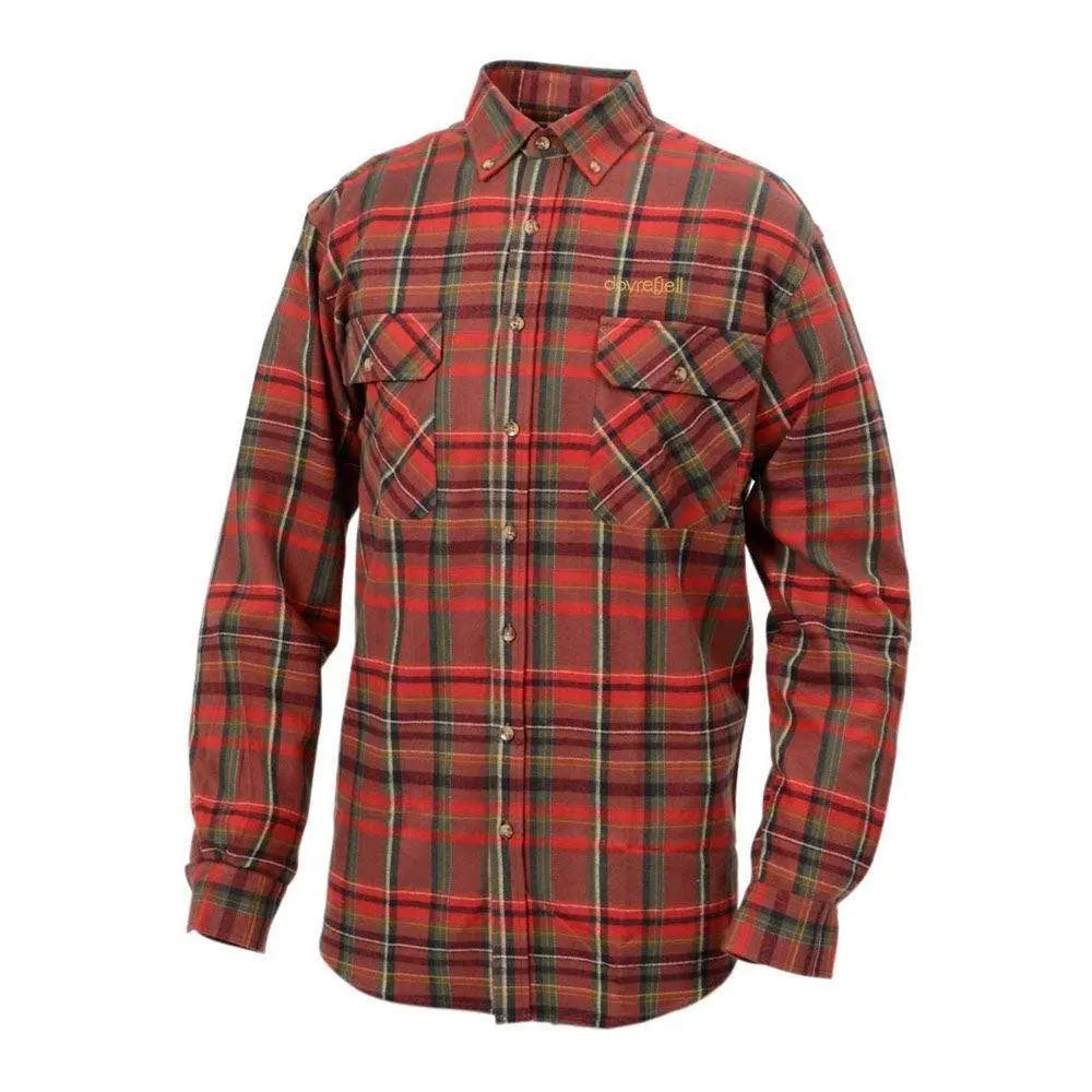 Flanellskjorte, rød