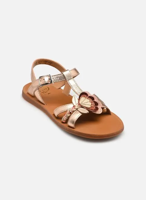 Sandalen PLAGETTE ALTO meisjes zilver