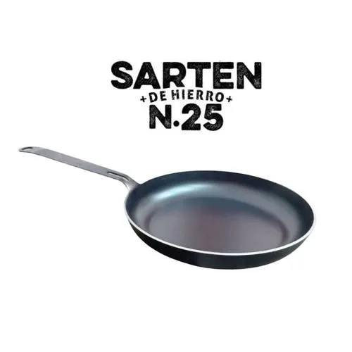 Sartén De Hierro bífera 25 cm La Planchetta