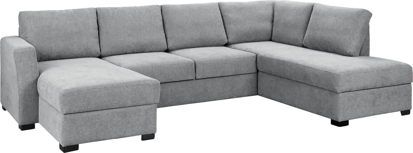 Trento sovesofa U-sofa Stoff Bloq