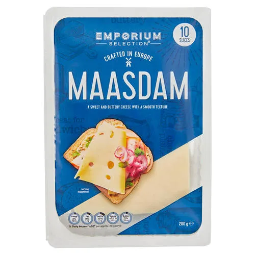 Maasdam Cheese Slices 200g